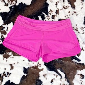 Lululemon hot pink shorts